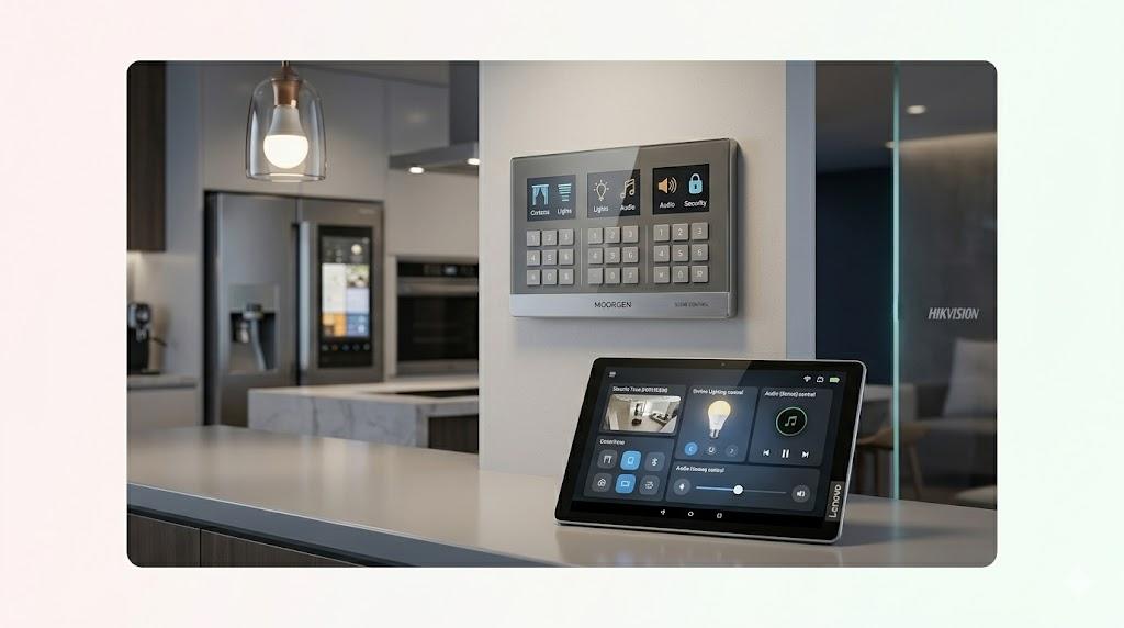 Smart home automation dashboard and connected home